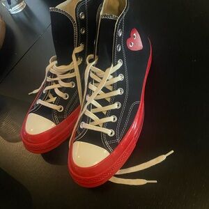 NEW Converse x Comme de Garçon Sneakers in Men’s Size 10.5/ Women’s Size 12.5